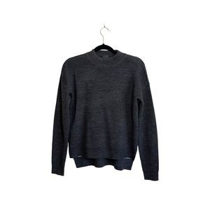 CALIA by Carrie Underwood Effortless Dark Gray Mock Neck Sweater Size Medium